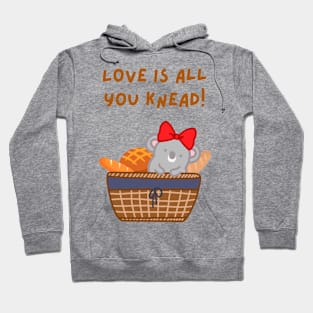 Love is All You Knead! Bread Basket Koala Hoodie